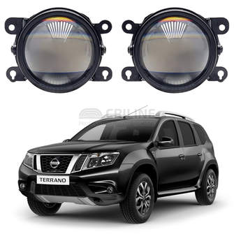 Светодиодные противотуманные фары Nissan Terrano III (D10) [2014-2022] Sraight Premium F4