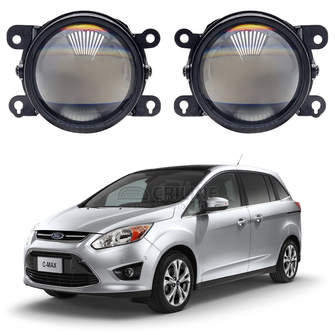 Светодиодные противотуманные фары Ford C-MAX II дорестайл [2010-2015] Sraight Premium F4