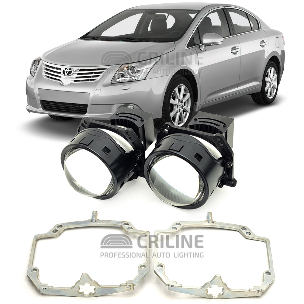Линзы для фар Toyota Avensis III (T270) дорестайл [2008-2011] AFS для замены на светодиодные Би-ЛЕД модули