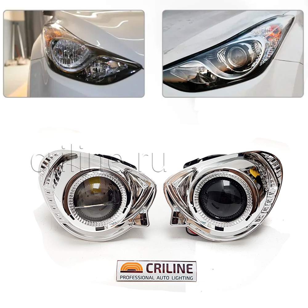 би-линзы для hyundai elantra md