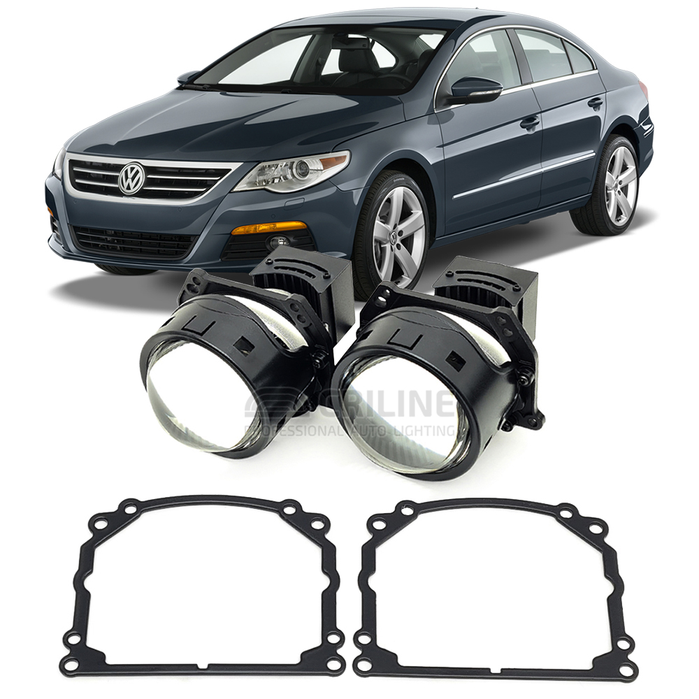 Линзы для фар Volkswagen Passat CC (I) дорестайл [2008-2012] AFS для замены на светодиодные Би-ЛЕД модули